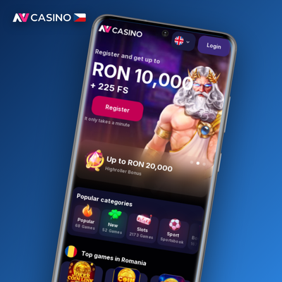 Rychlé vklady a Shake Bonus jedním klepnutím v NV Casino aplikaci pro mobil