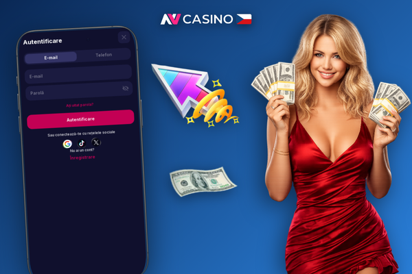 Vyplněný formulář pro vytvoření účtu NV Casino s výběrem měny a souhlasem