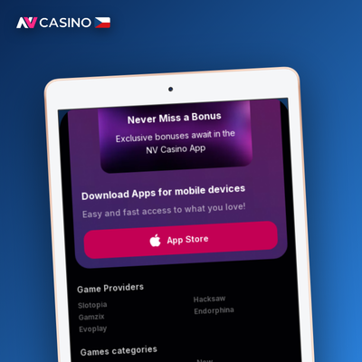 Živí krupiéři a ruleta od Evolution v NV Casino aplikaci ve vysokém rozlišení