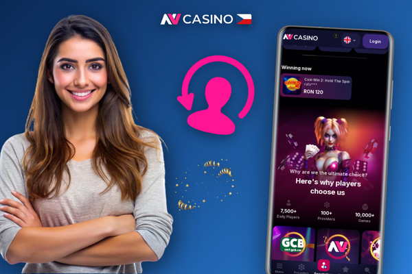 Instalační průvodce NV Casino pro počítač s lištou průběhu a tlačítkem Další