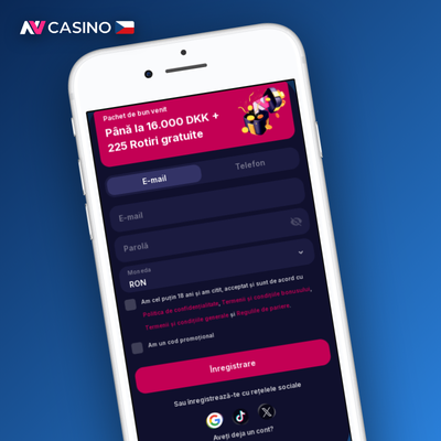 Vytvoření účtu NV Casino přes e-mail a heslo — jednoduchá klasická metoda
