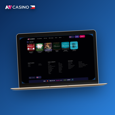 Ruleta a hrací karty na zeleném plátně v sekci stolních her NV Casino